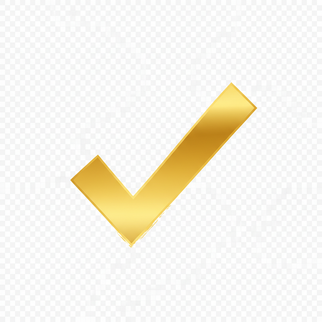 Resolution icon - checkmark and success