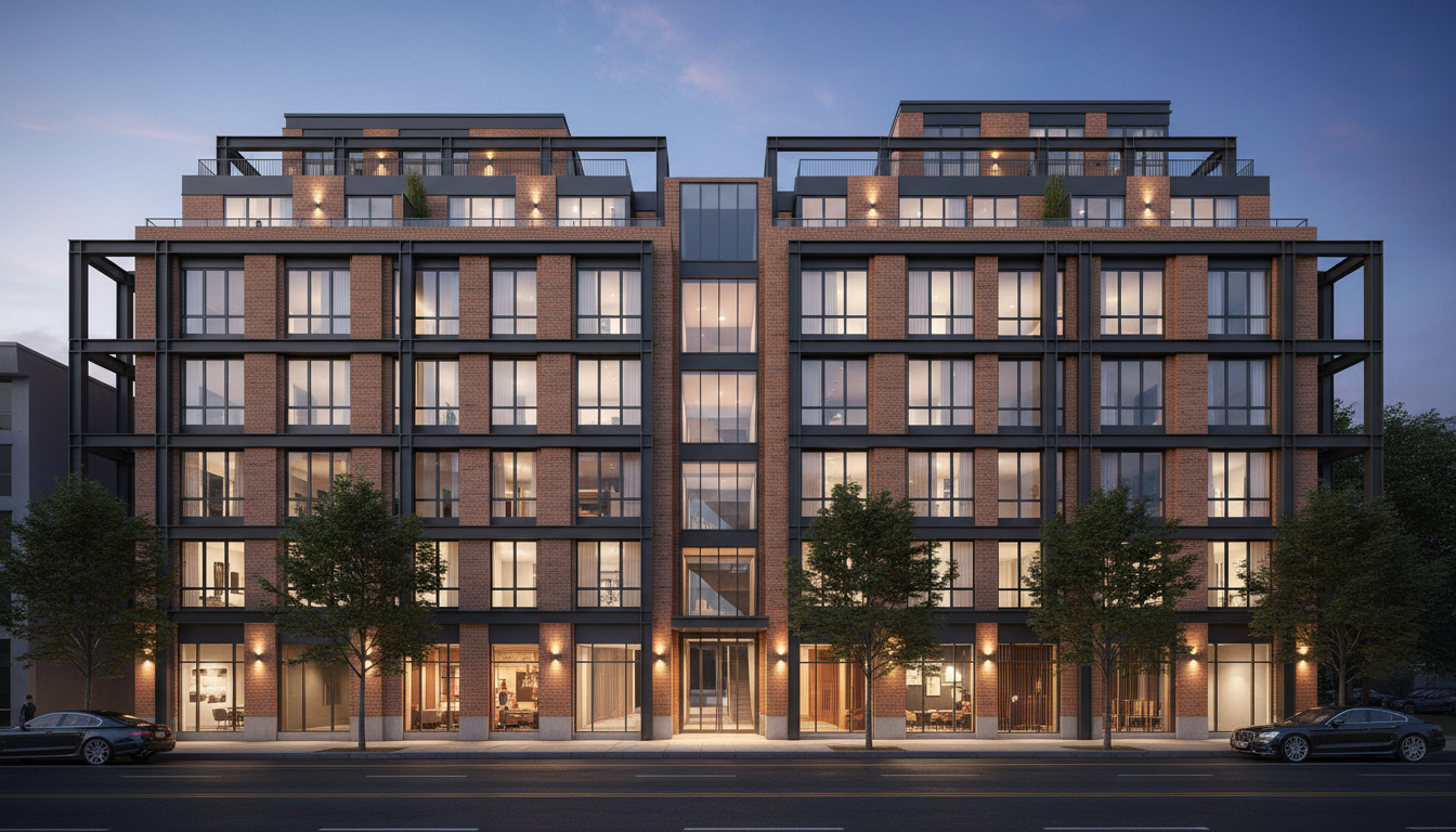 Modern commercial building