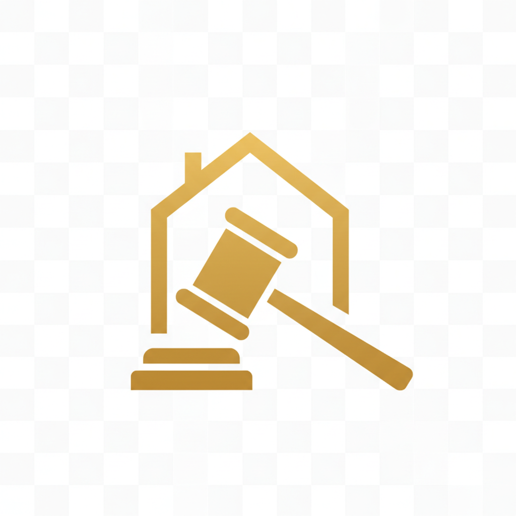 Real estate law icon